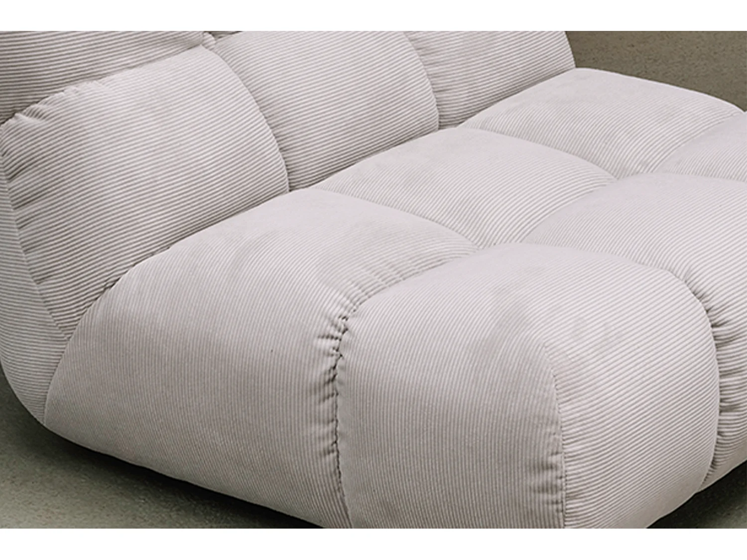 Drehsessel - Silber Cord - VIVIEN