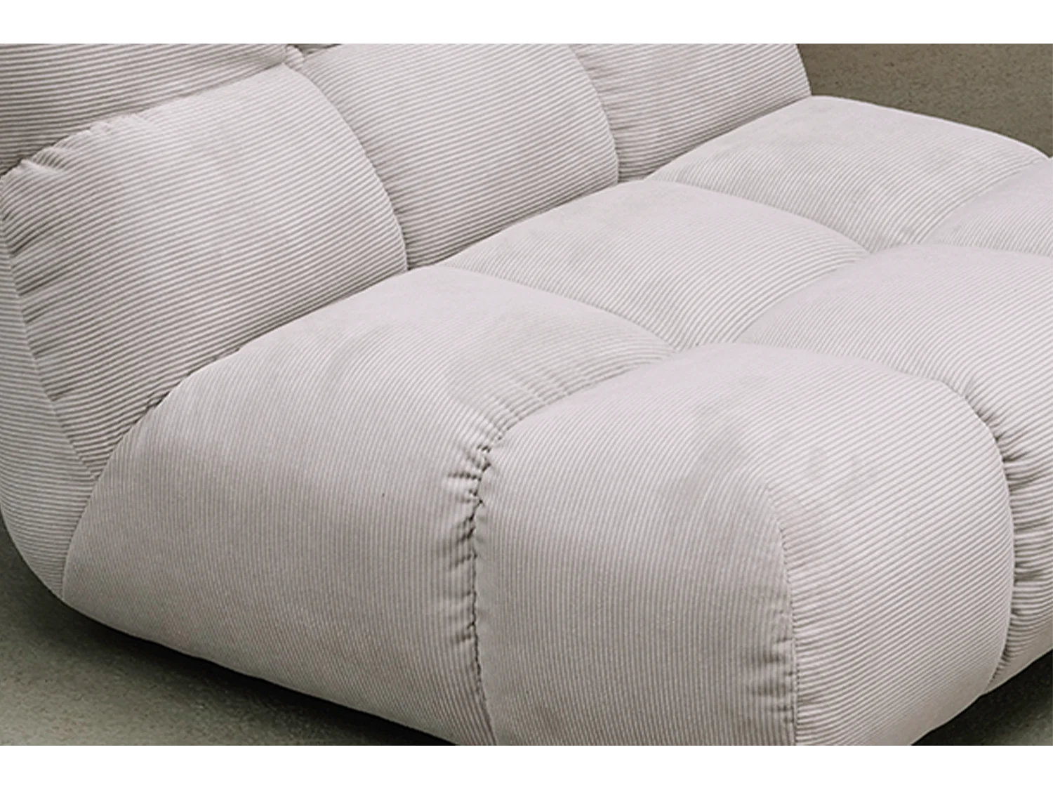 Drehsessel - Silber Cord - VIVIEN