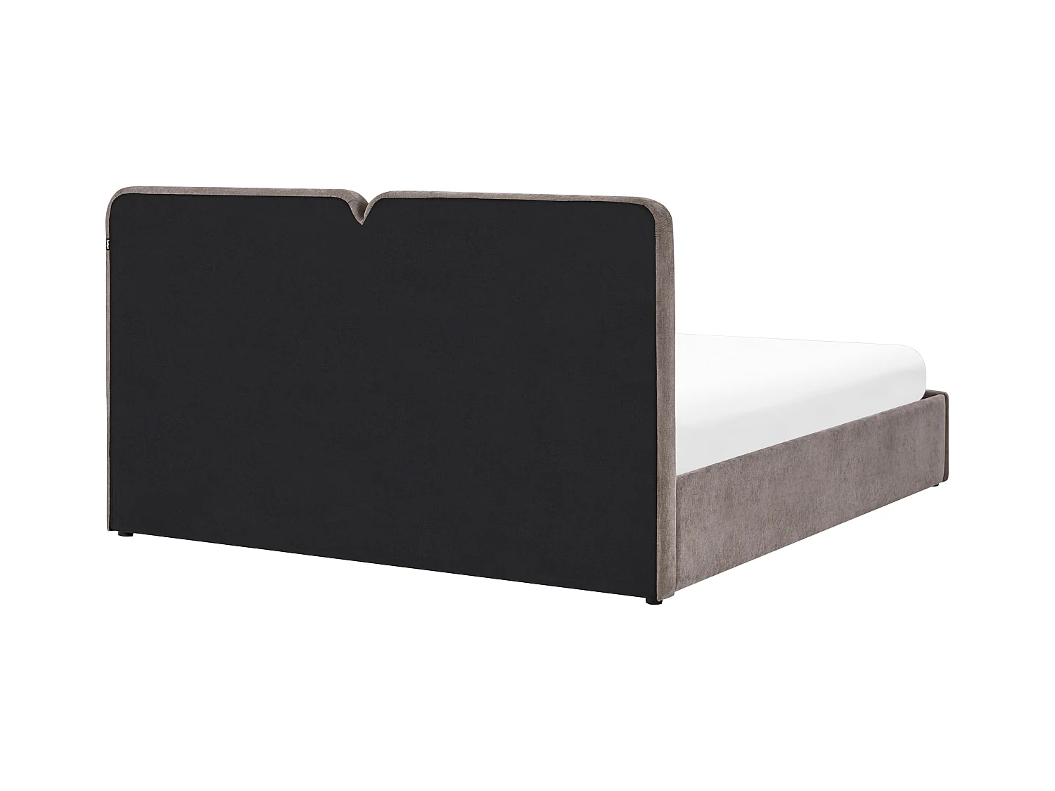 Lit ottoman Tissu ARBOIS 180 x 200 cm Taupe