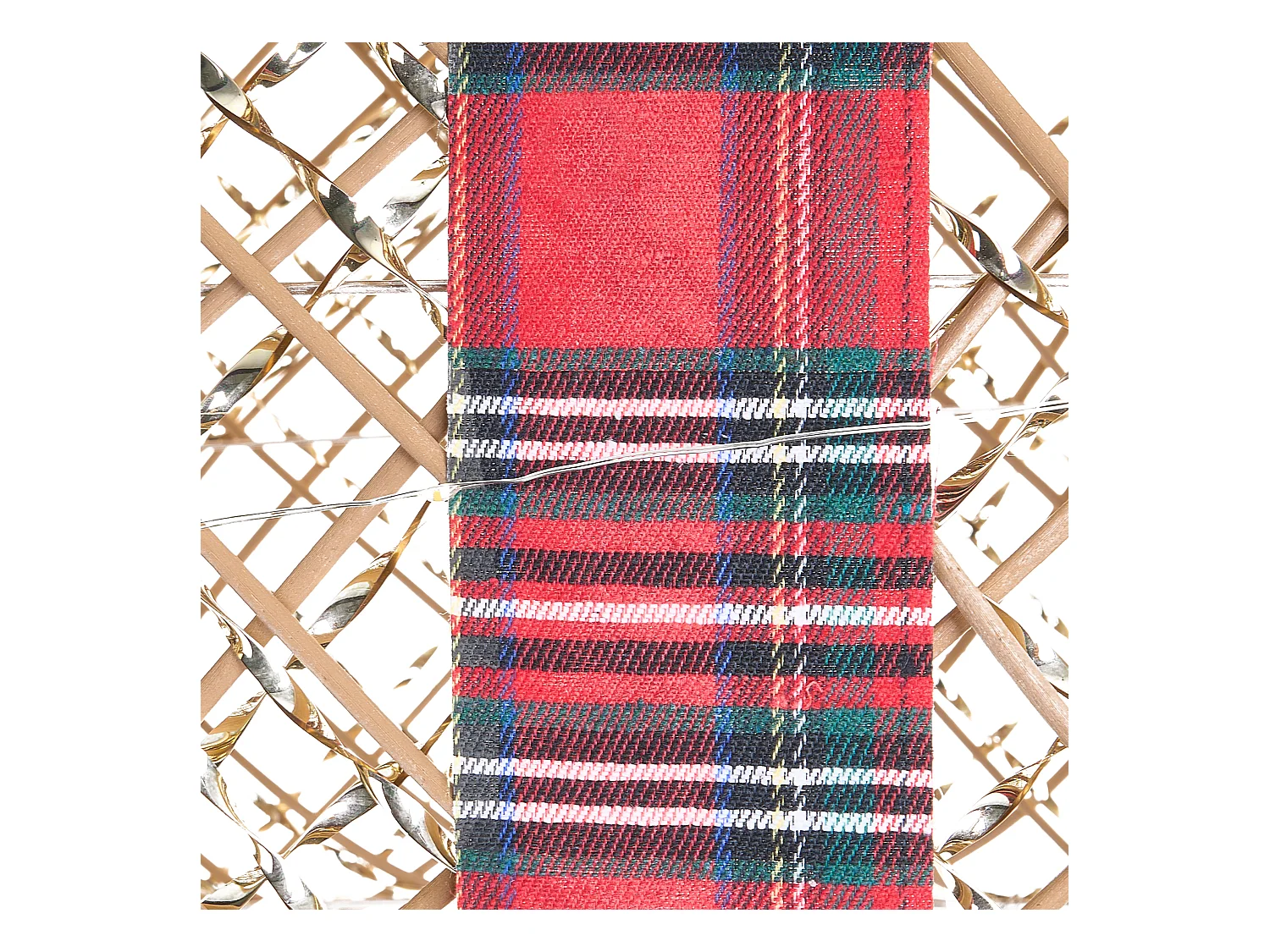 Lot de 3 décorations de Noël LED VANDET Cadeaux de Noël 20/25/30 cm Marron