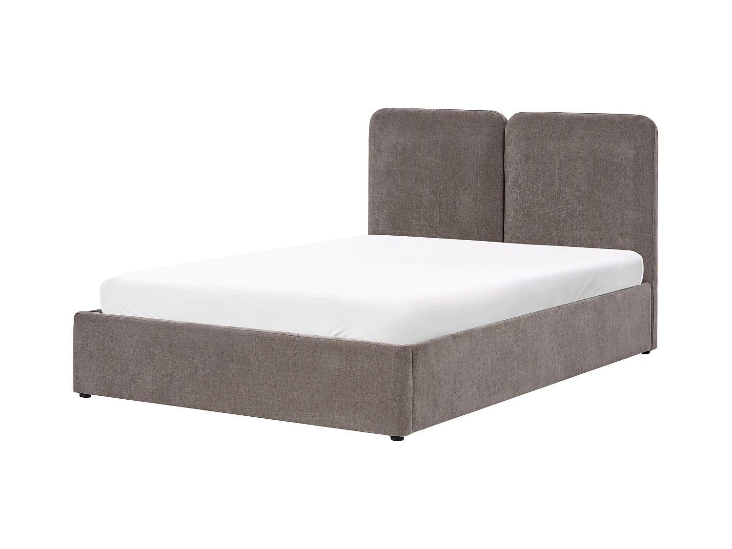 Lit ottoman Tissu ARBOIS 140 x 200 cm Taupe