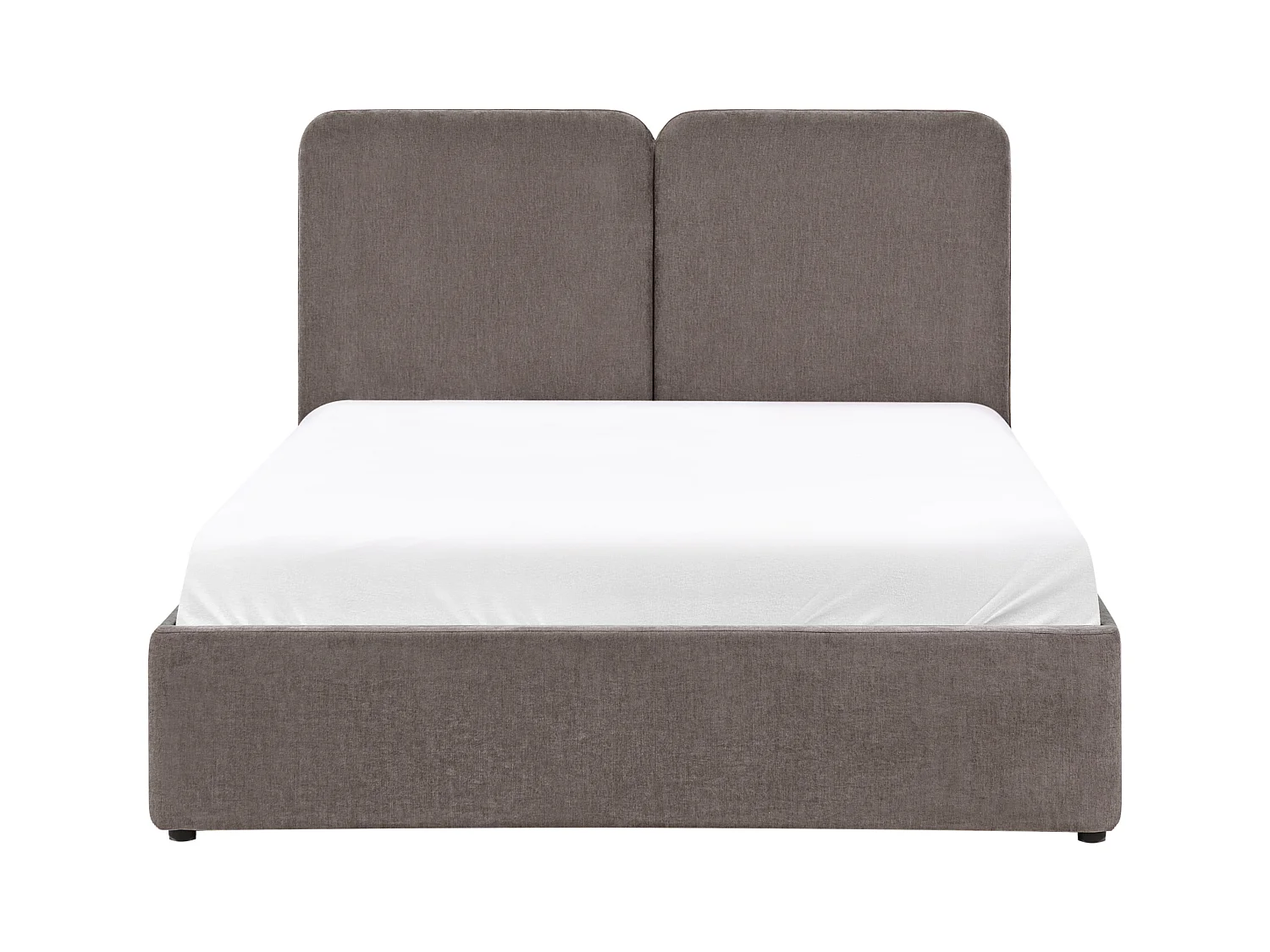 Lit ottoman Tissu ARBOIS 140 x 200 cm Taupe