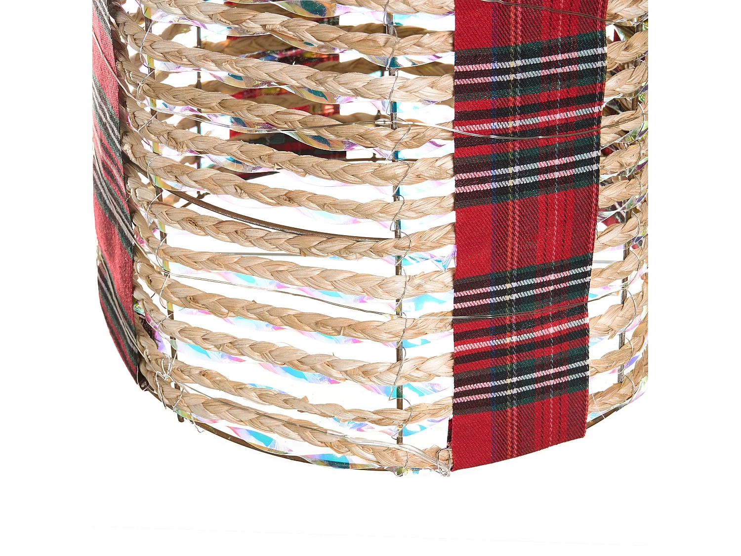 Lot de 3 décorations de Noël LED VEJLEN Cadeaux de Noël 20/25/30 cm Beige