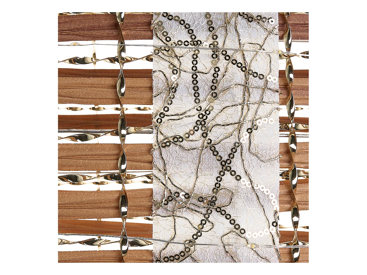 Lot de 3 décorations de Noël LED TISSO Cadeaux de Noël 20/25/30 cm Marron