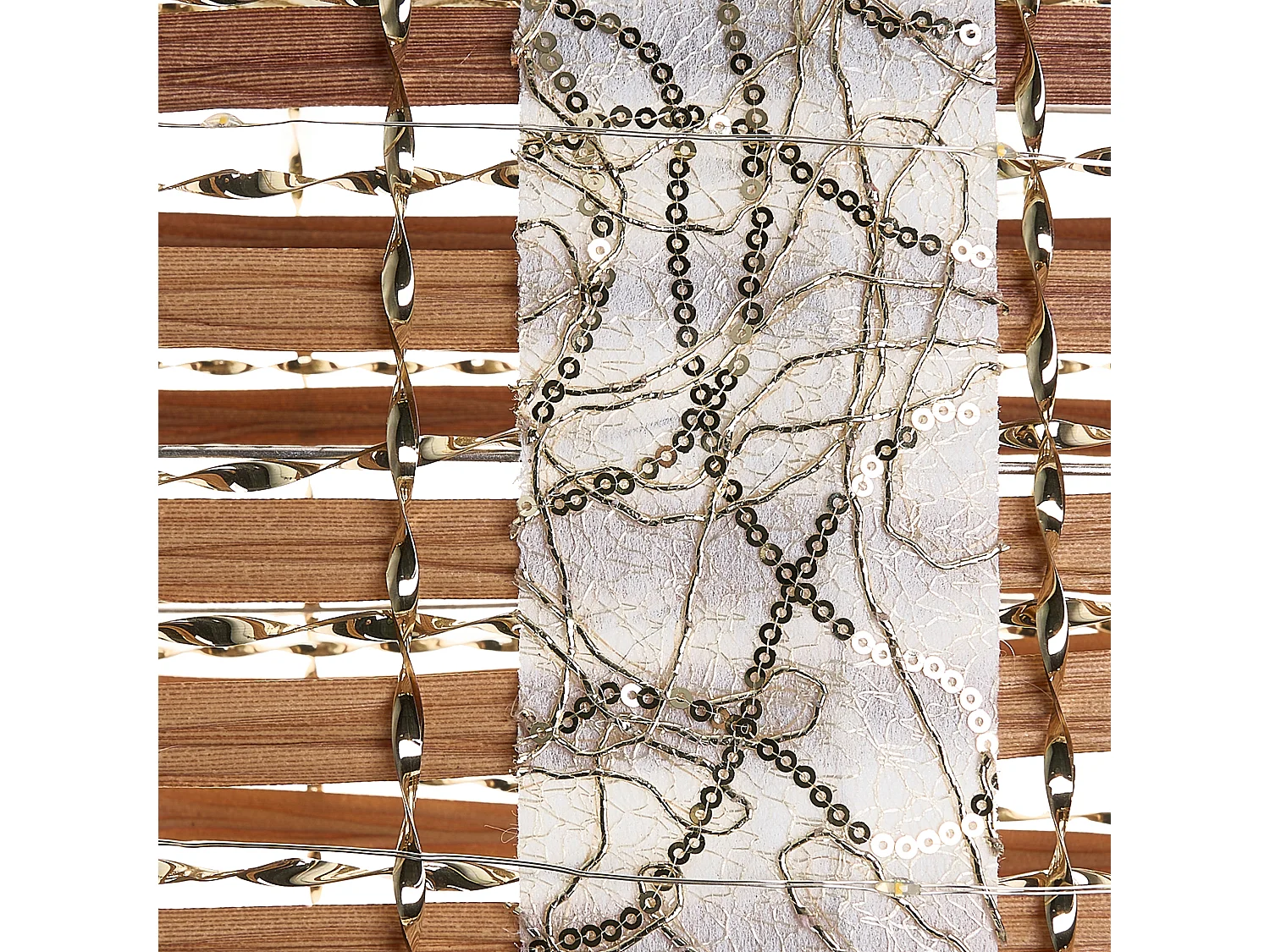 Lot de 3 décorations de Noël LED TISSO Cadeaux de Noël 20/25/30 cm Marron