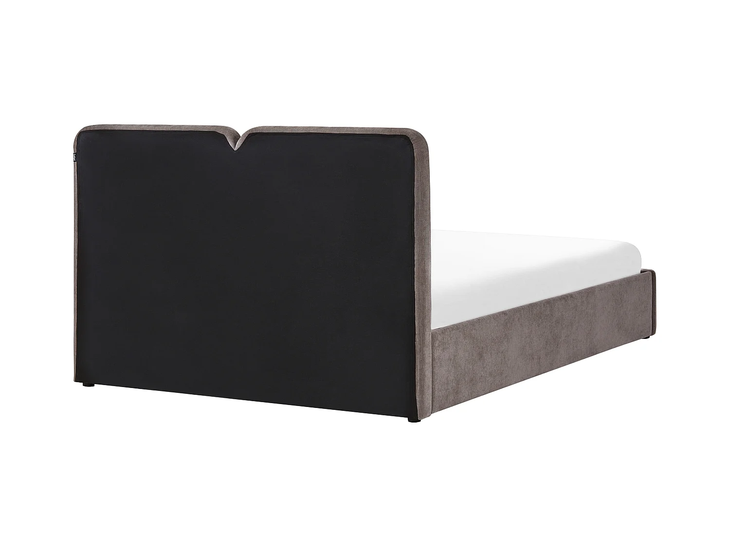 Lit ottoman Tissu ARBOIS 160 x 200 cm Taupe