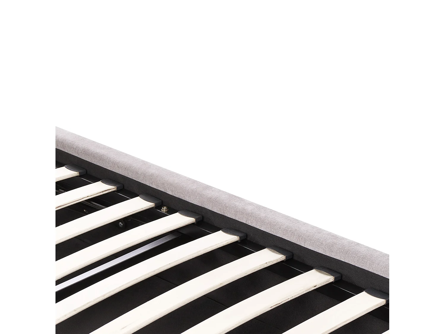 Lit ottoman Tissu CHALLANS 160 x 200 cm Beige