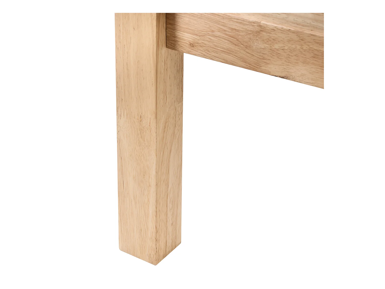 Lit à baldaquin Bois HAUTERIVES 180 x 200 cm Marron clair