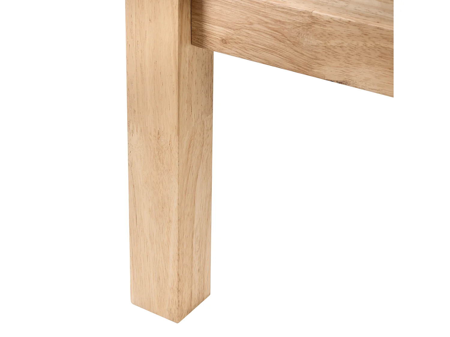 Lit à baldaquin Bois HAUTERIVES 180 x 200 cm Marron clair