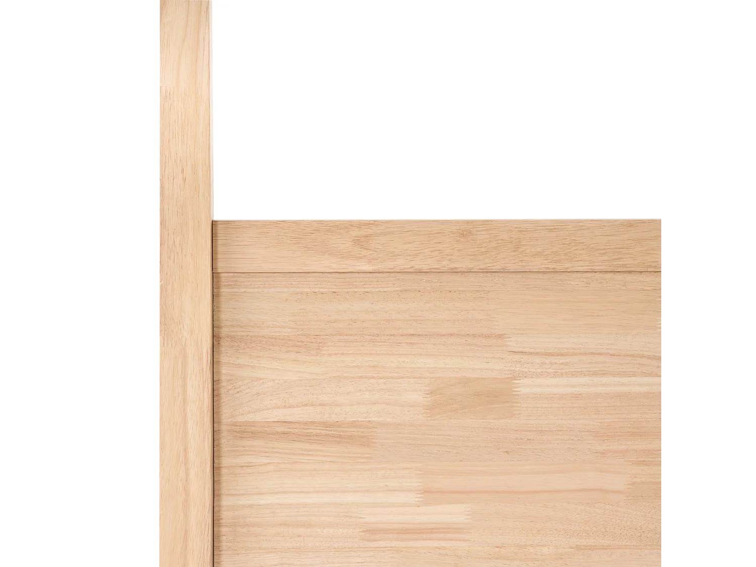 Lit à baldaquin Bois HAUTERIVES 180 x 200 cm Marron clair