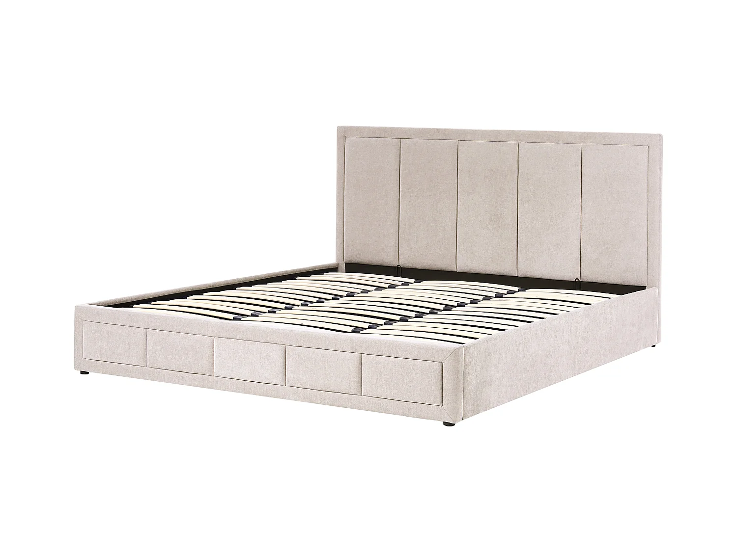 Lit ottoman Tissu QUIBERON 180 x 200 cm Beige