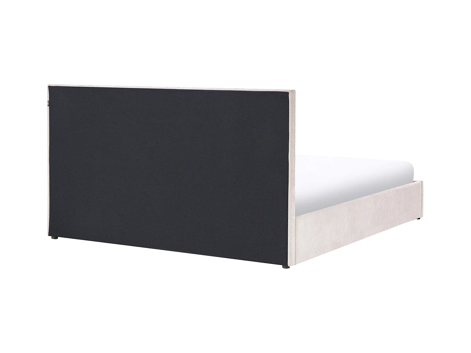 Lit ottoman Tissu QUIBERON 180 x 200 cm Beige