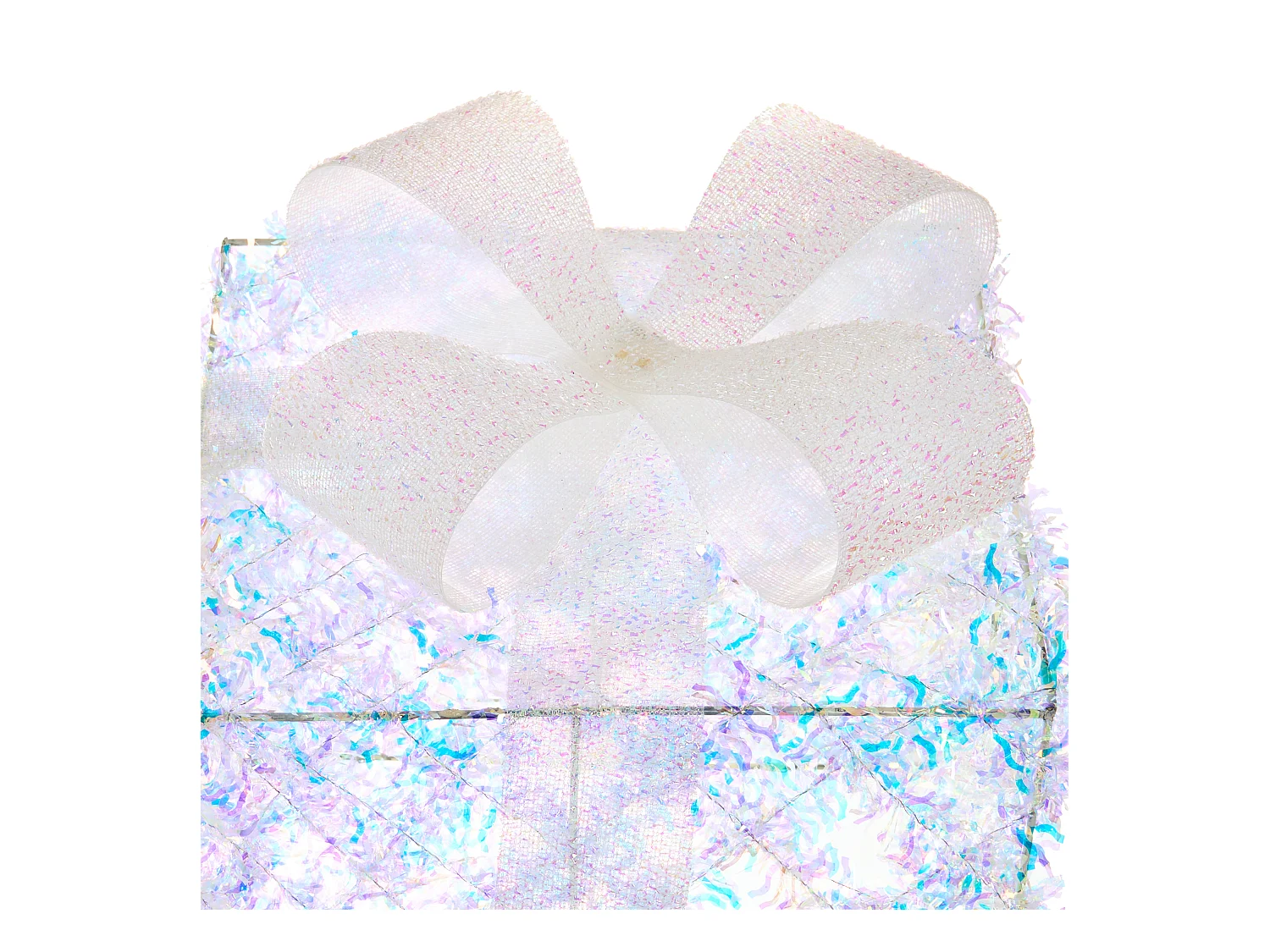 Lot de 3 décorations de Noël LED HALLANGEN Cadeaux de Noël 20/25/30 cm Multicolore