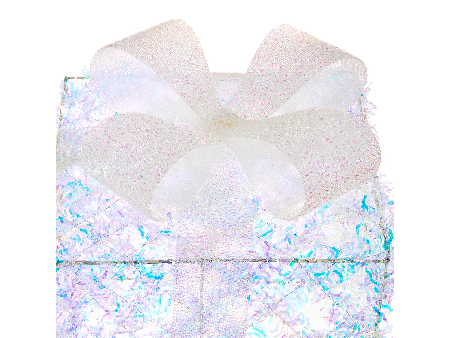 Lot de 3 décorations de Noël LED HALLANGEN Cadeaux de Noël 20/25/30 cm Multicolore