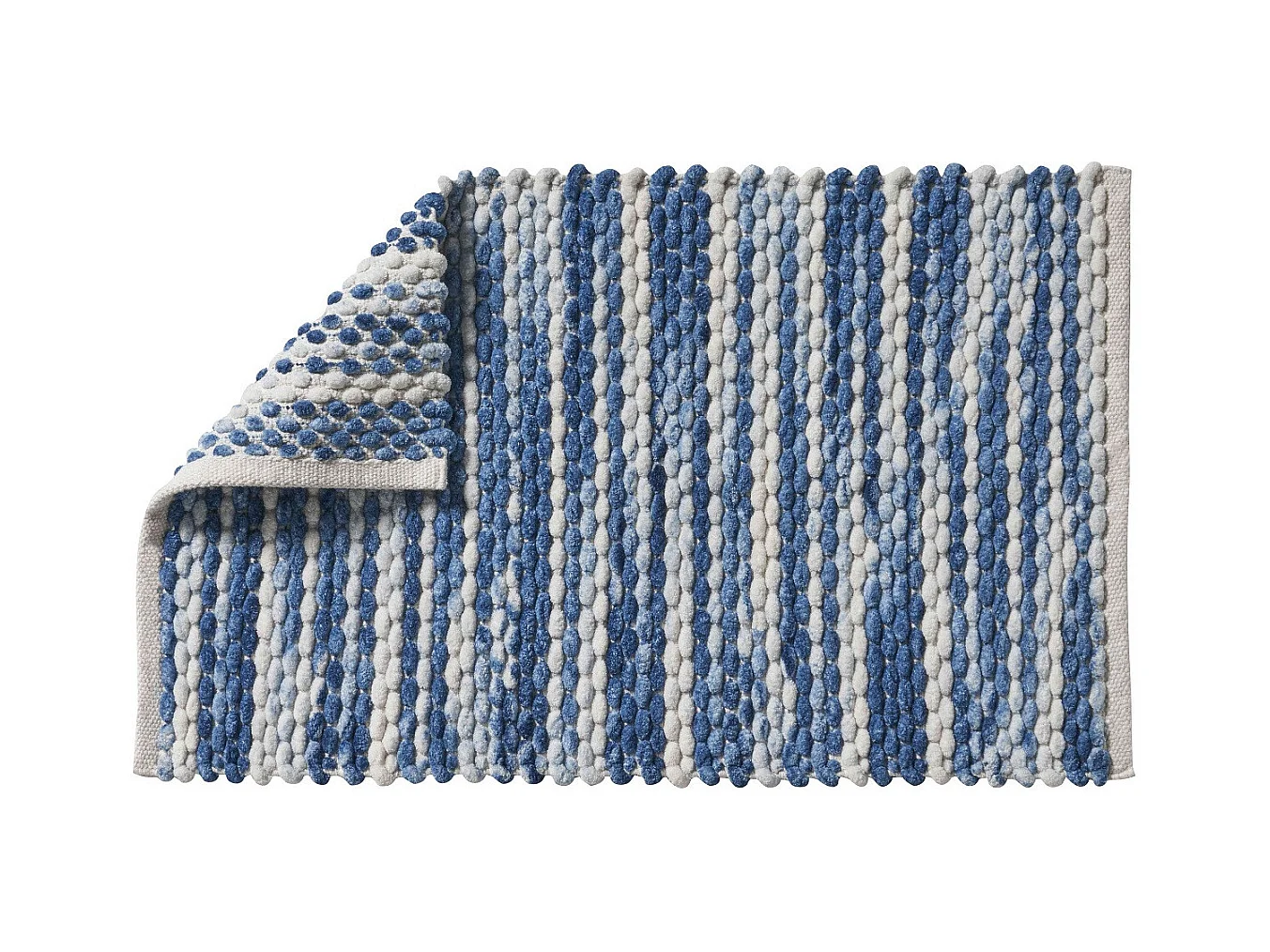 Tapis déco réversible en polycoton 50x80cm