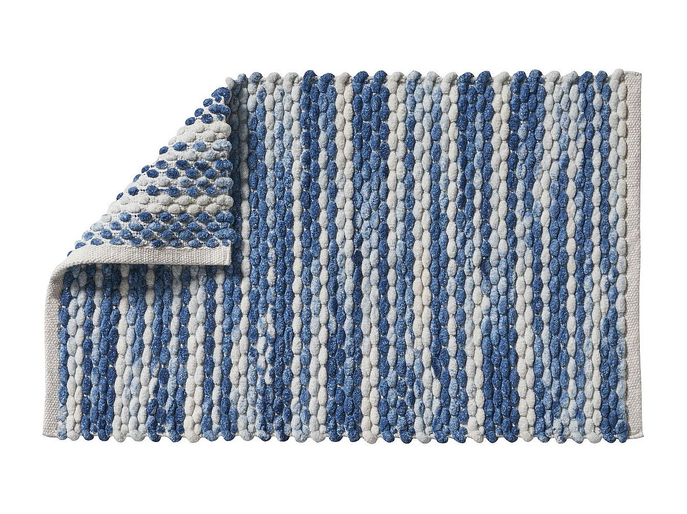 Tapis déco réversible en polycoton 50x80cm