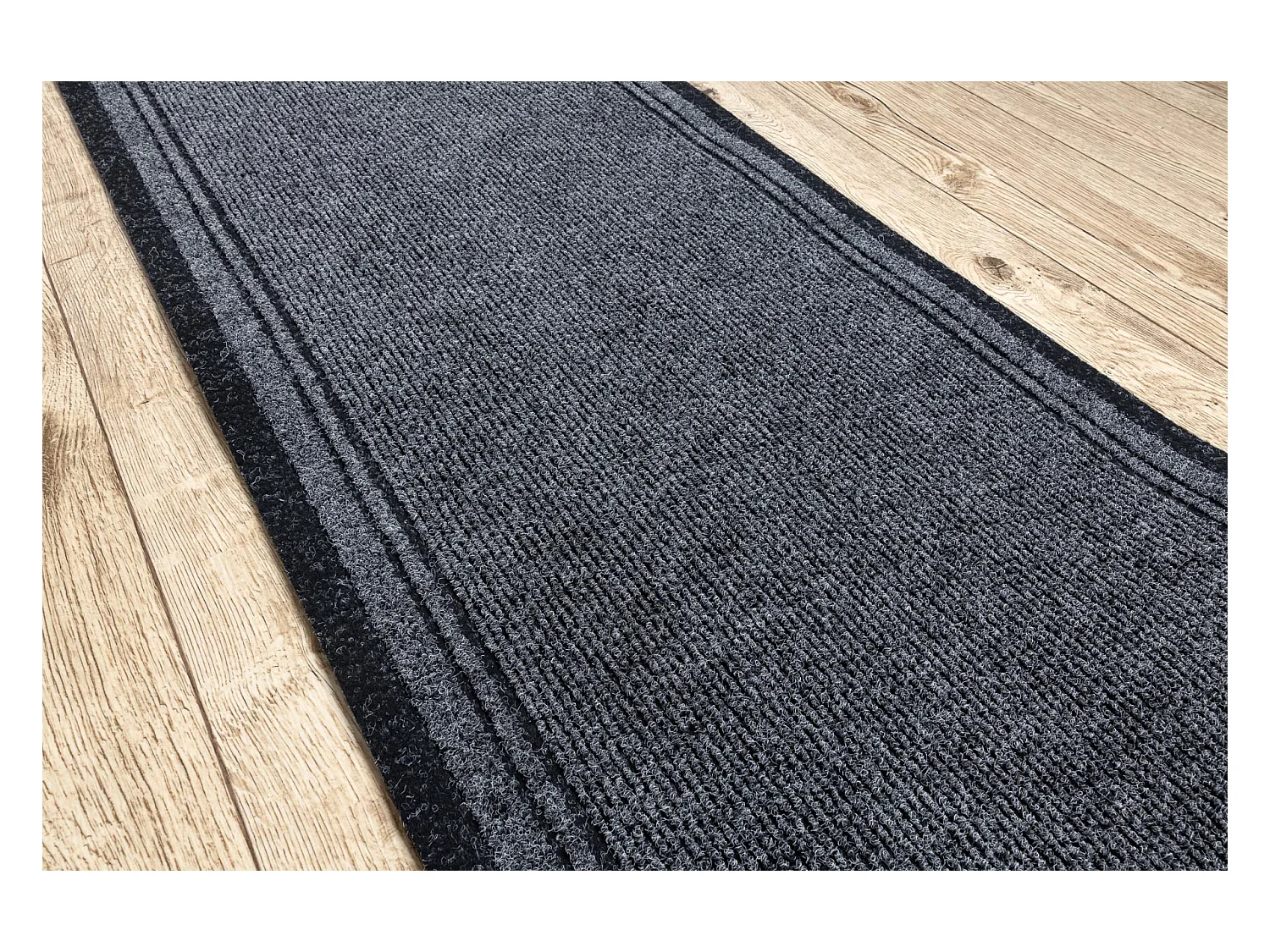 Läufer Antirutsch MALAGA grau 2107 80x1100 cm