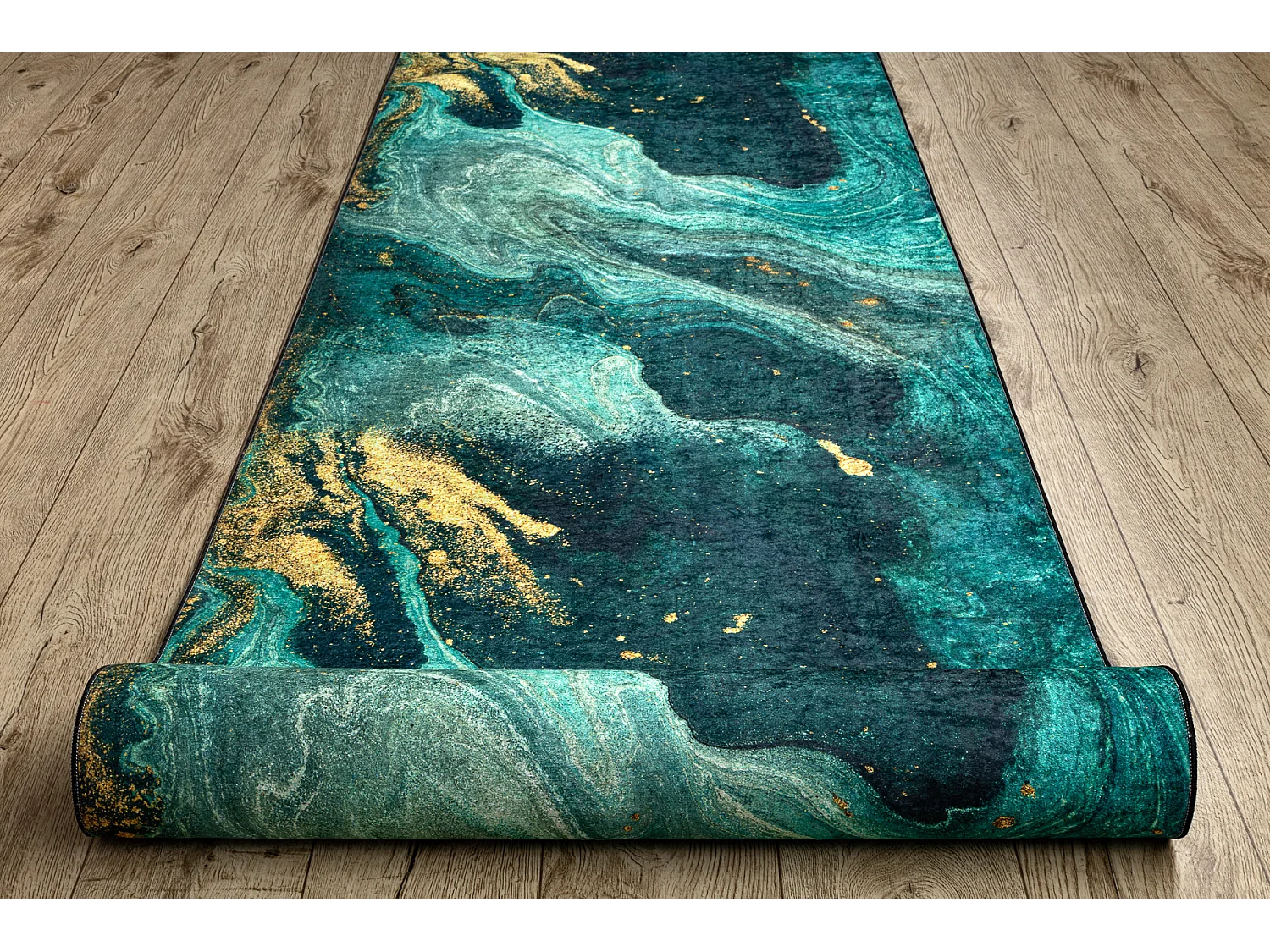 Alcatifa do corredor com reforço de borracha LOTUS SHADOWS 37750 Abst 100x480 cm