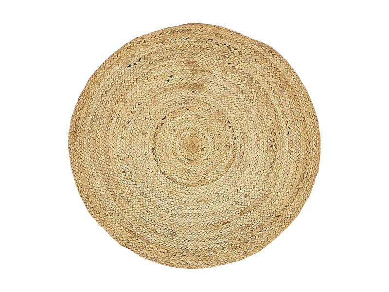 Tapis déco rond en jute 90x90cm