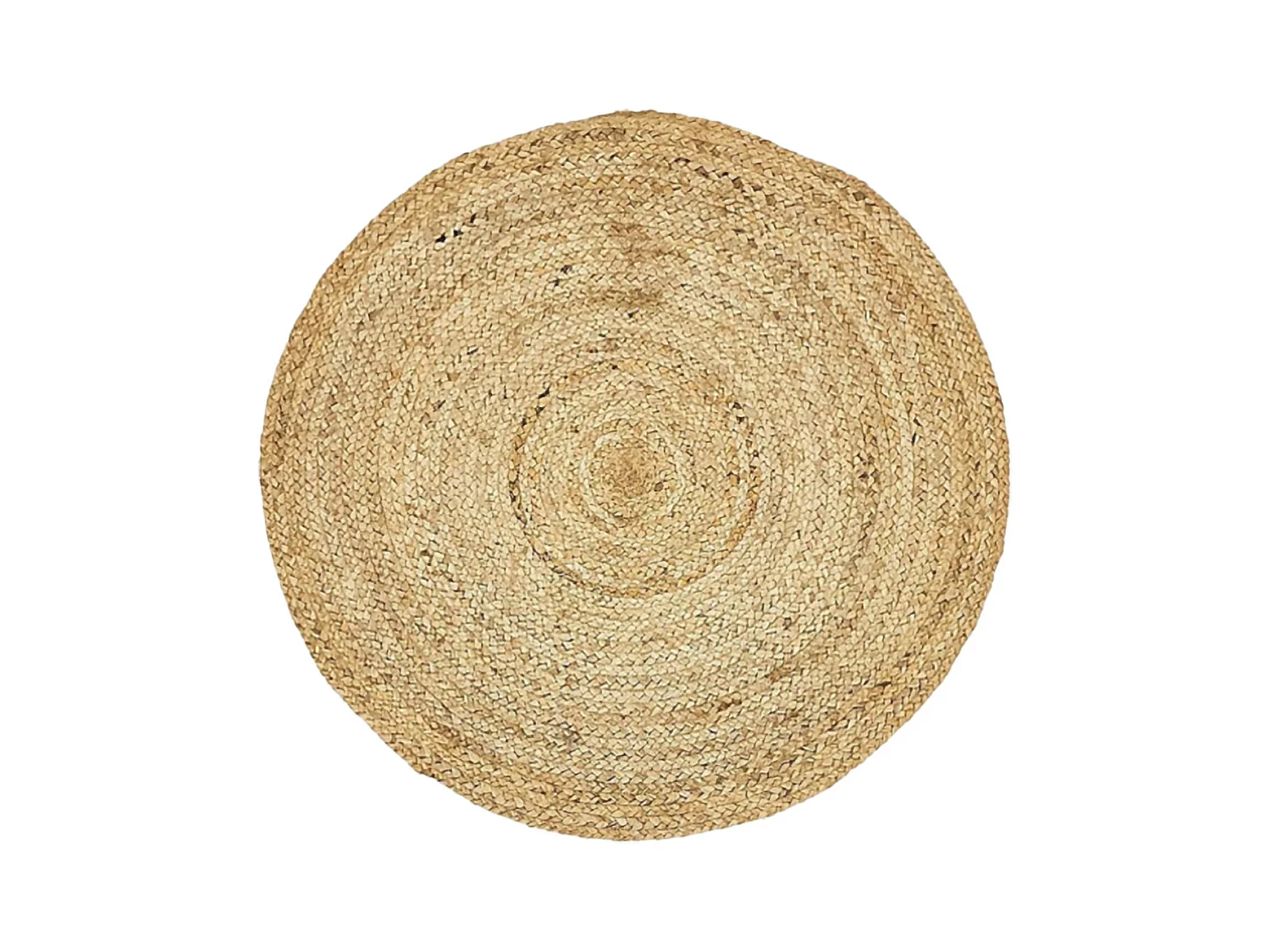 Tapis déco rond en jute 90x90cm