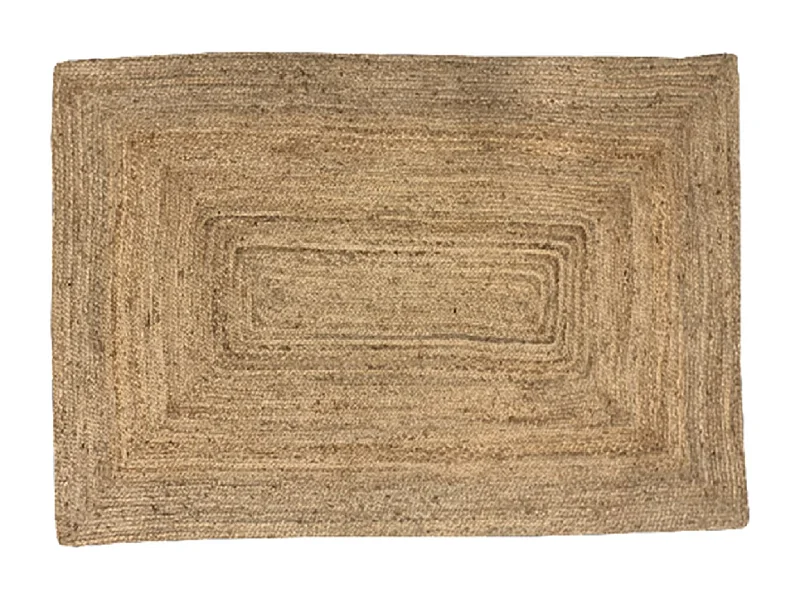 Tapis déco rectangle en jute 50x80cm