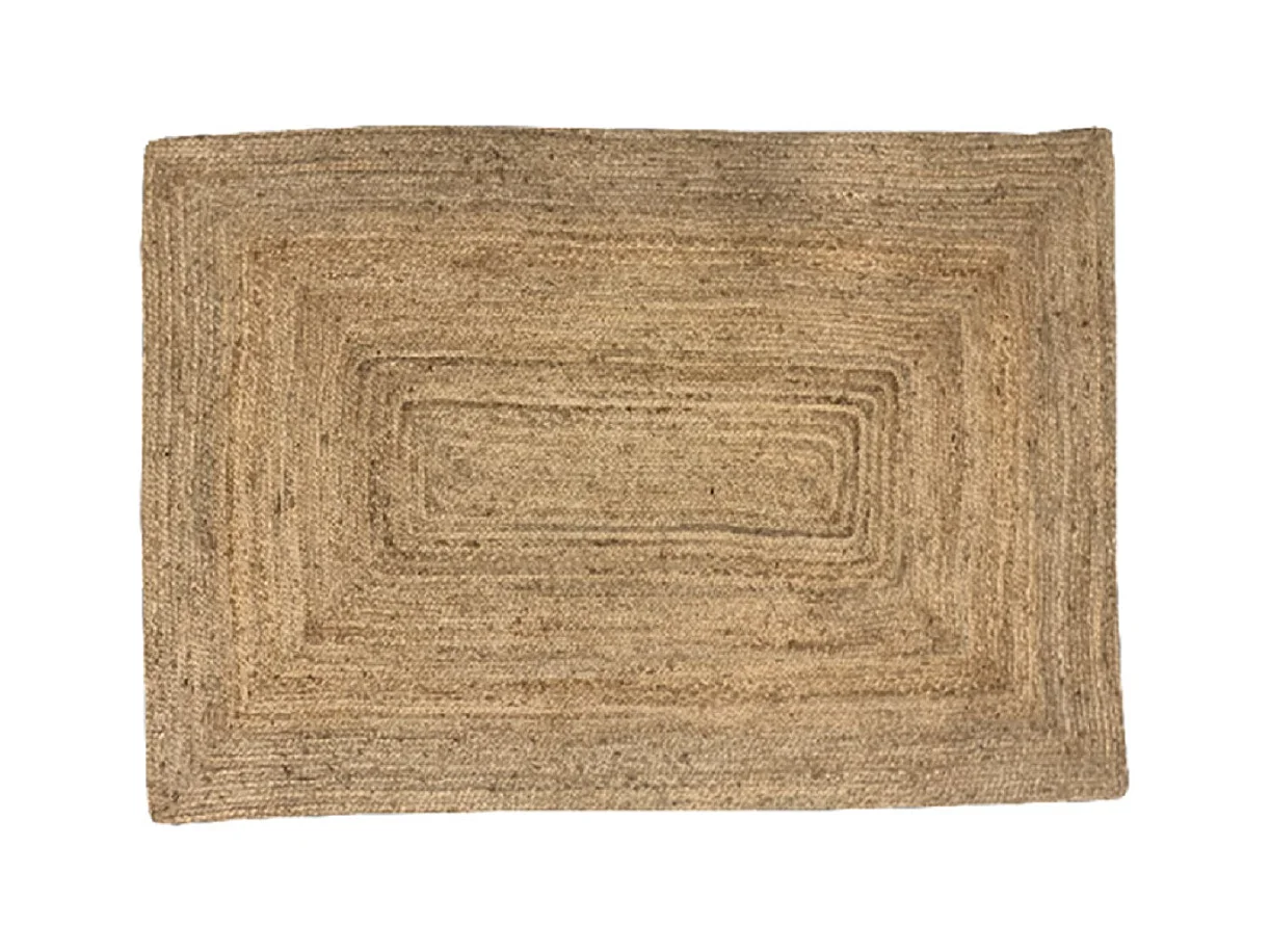 Tapis déco rectangle en jute 50x80cm