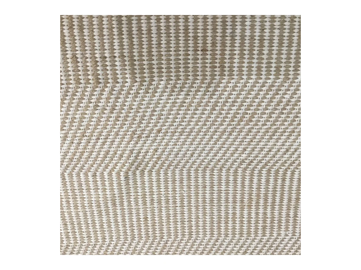 Tapis déco à franges en jute et coton 140x200cm