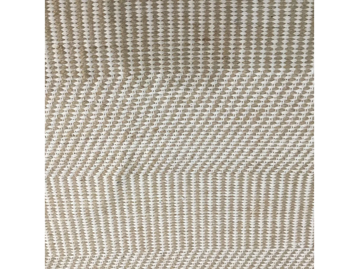 Tapis déco à franges en jute et coton 140x200cm