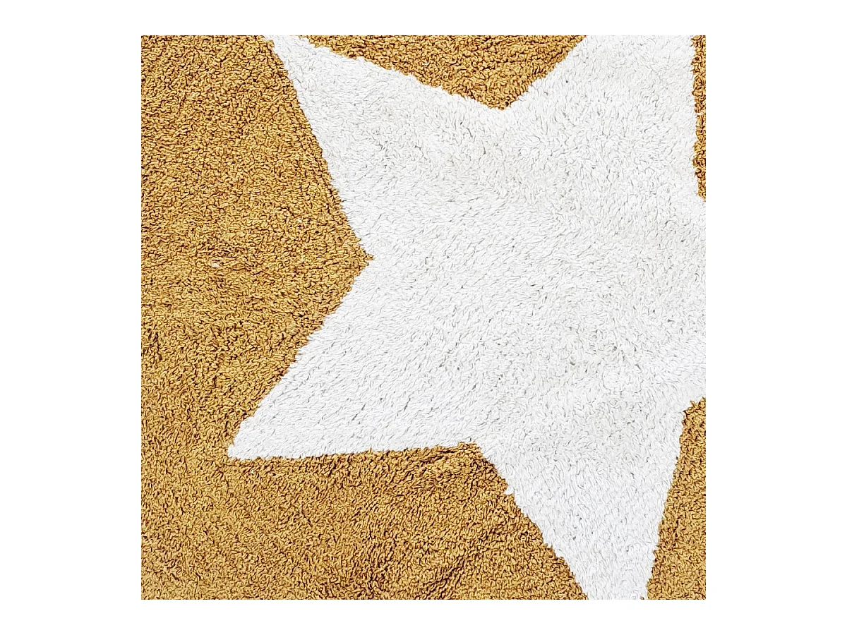 Tapis enfant rond en coton tufté 80x80cm