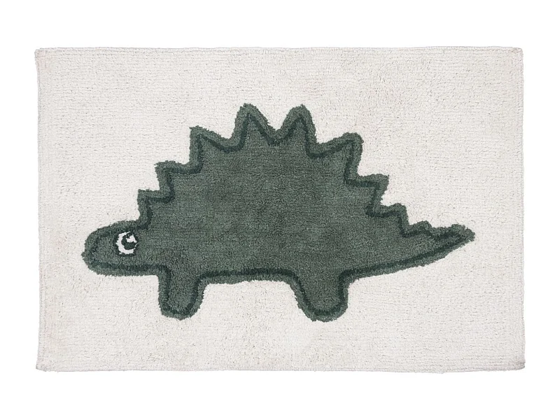 Tapis enfant Dinosaure en coton tufté 60x90cm