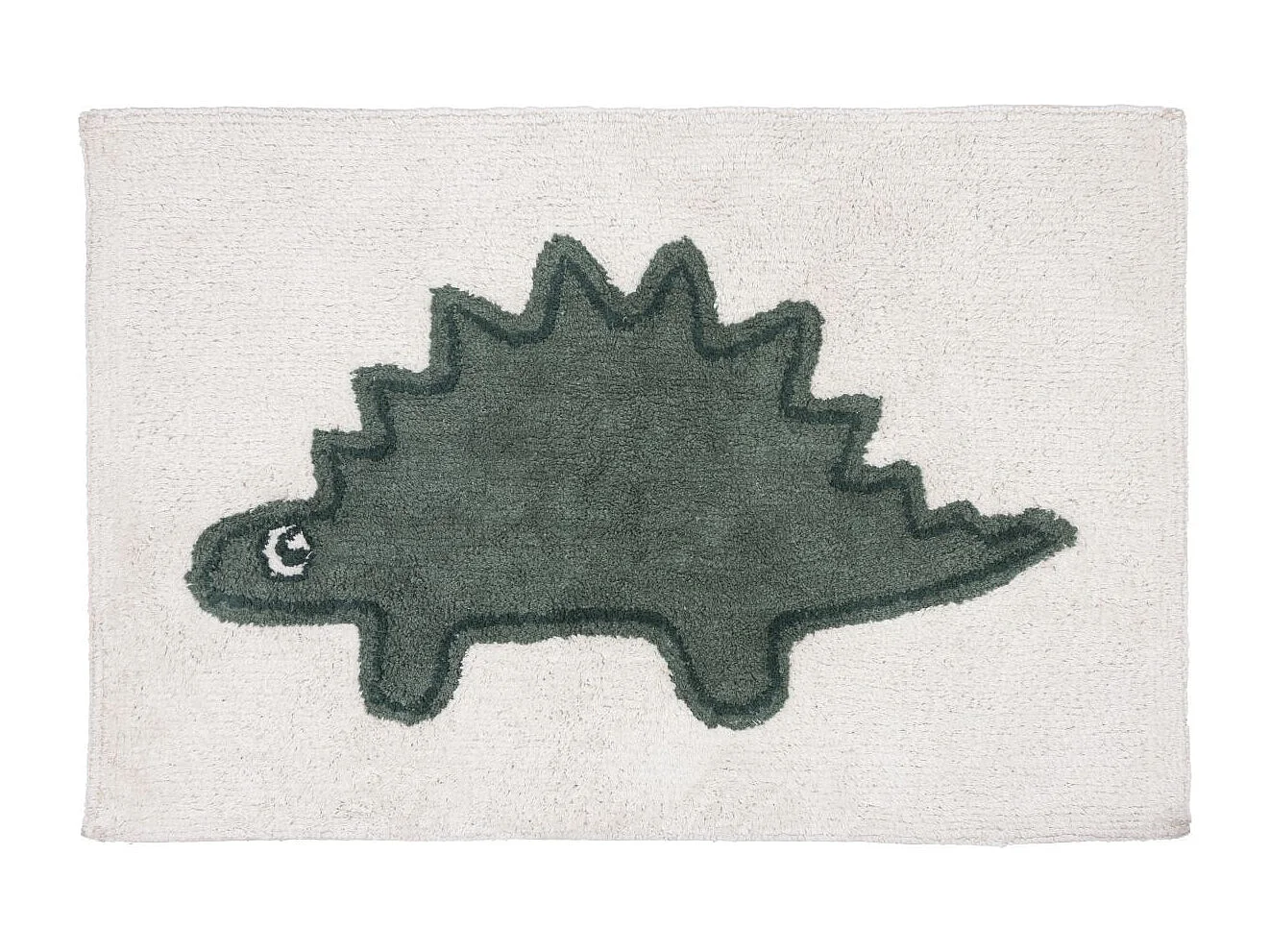 Tapis enfant Dinosaure en coton tufté 60x90cm