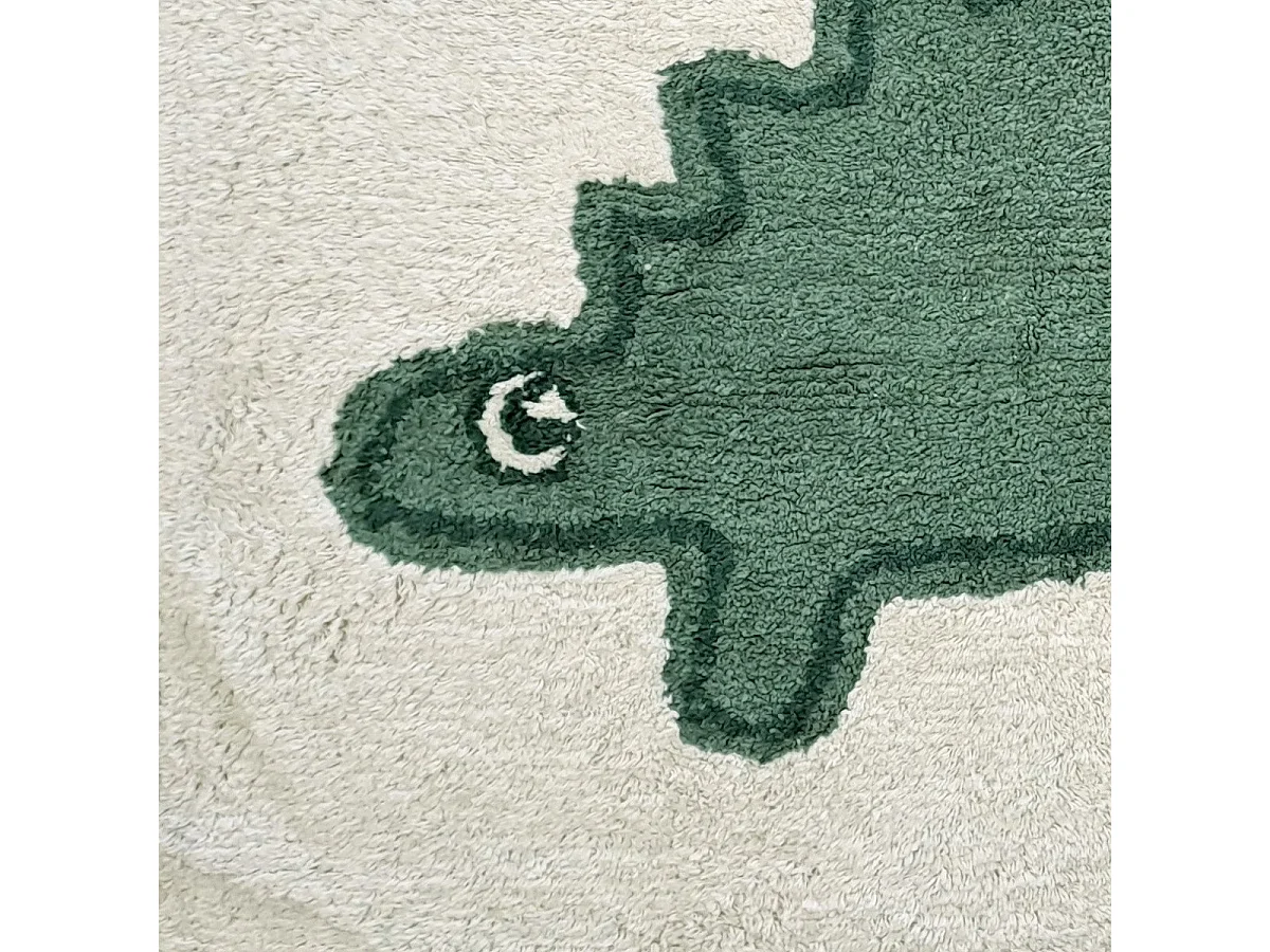 Tapis enfant Dinosaure en coton tufté 60x90cm