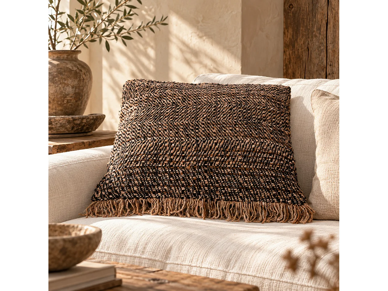The Oh My Gee Cushion Cover - Black Copper - 60x60