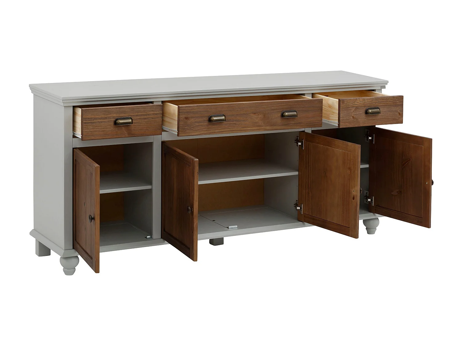 Hanna|Buffet 3 tiroirs 4 portes