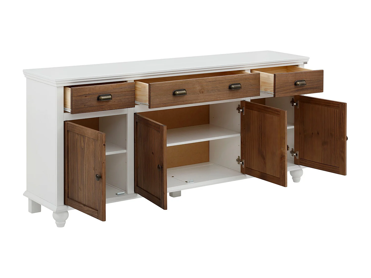 Hanna|Buffet 3 tiroirs 4 portes