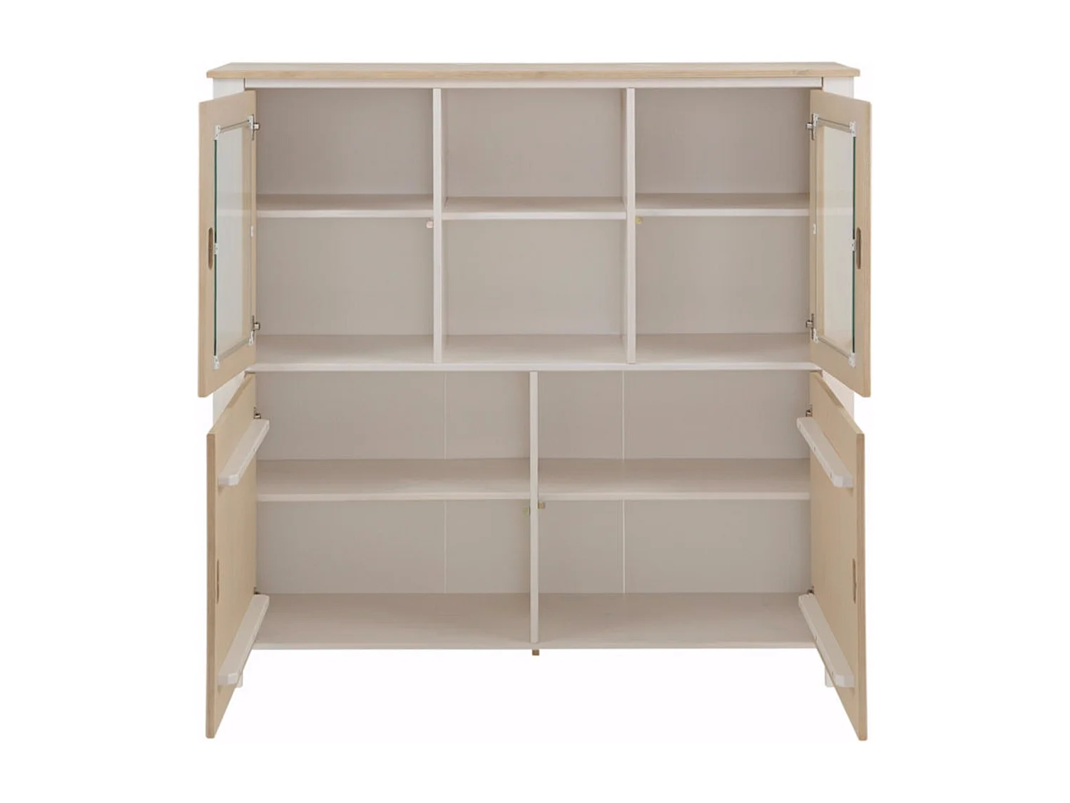 Sansibar | Buffet Haut avec 2 portes en chêne