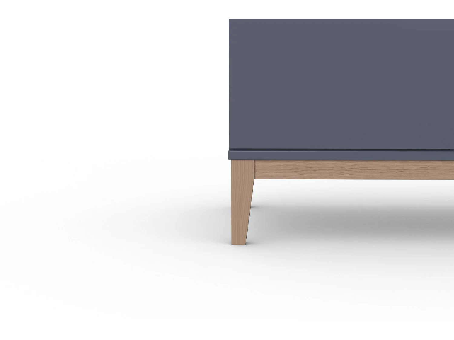 Pelle | Armoire avec 2 portes en effet bois gris