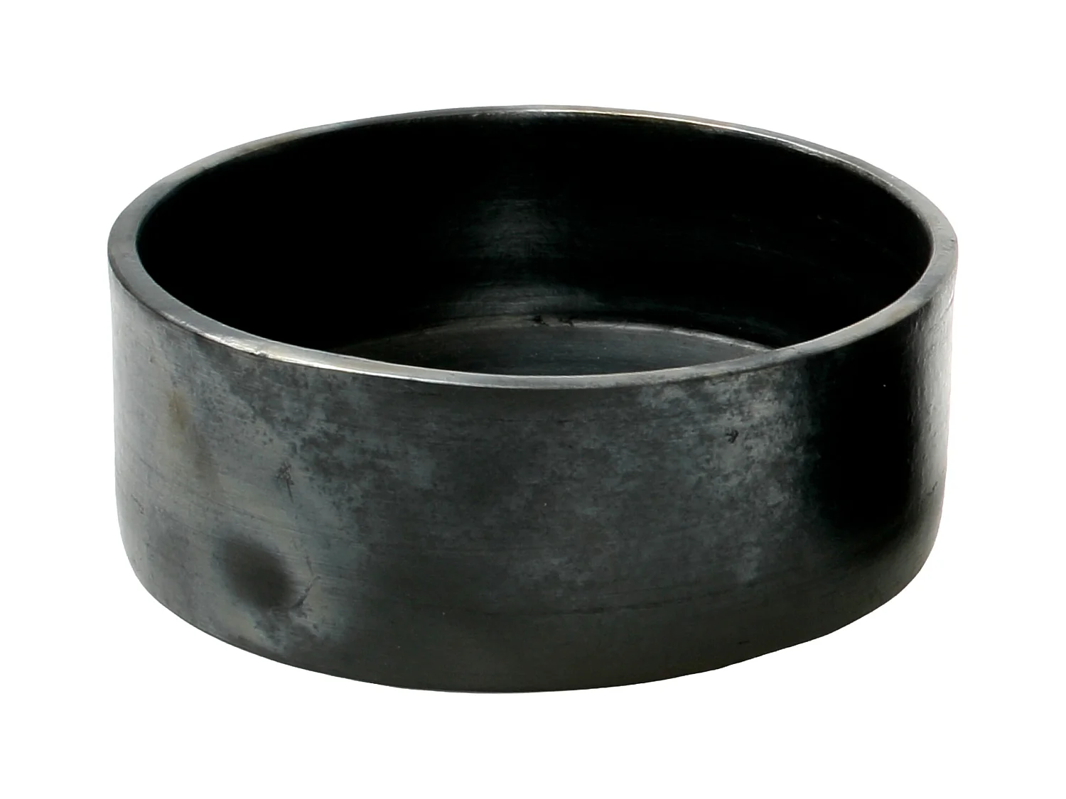 La Ciotola Cilindrica Bruciata - Nera - L