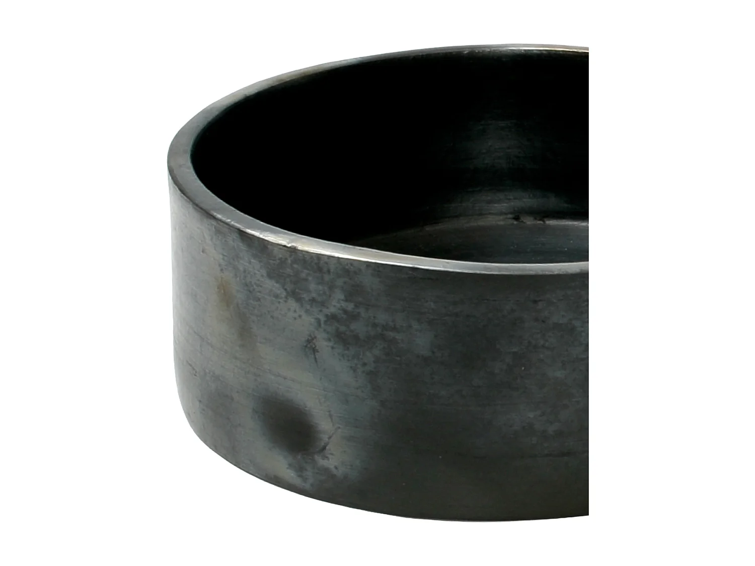 Le Bol Cylindrique Brûlé - Noir - L