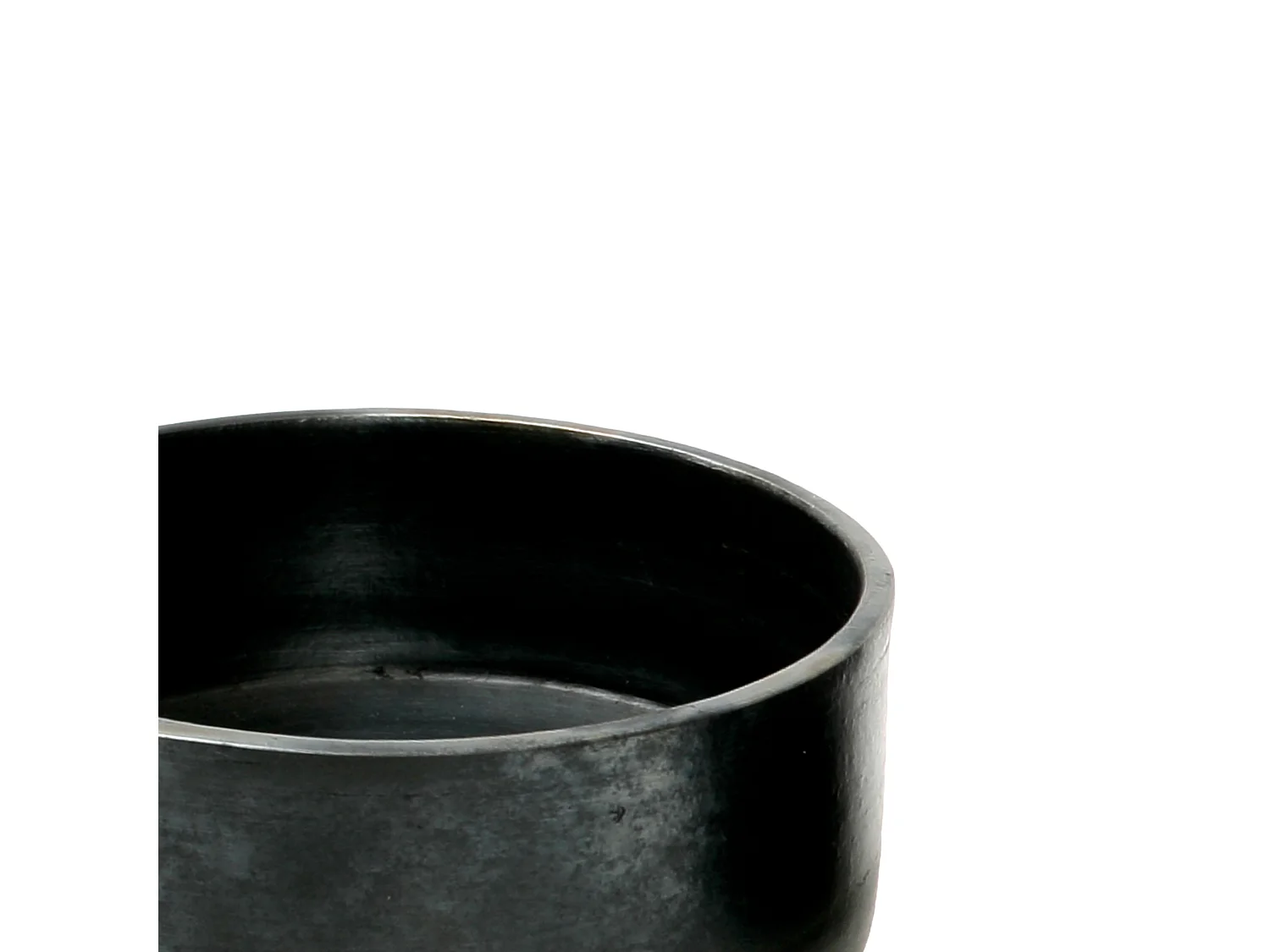 Le Bol Cylindrique Brûlé - Noir - L