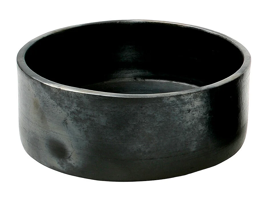 La Ciotola Cilindrica Bruciata - Nera - L