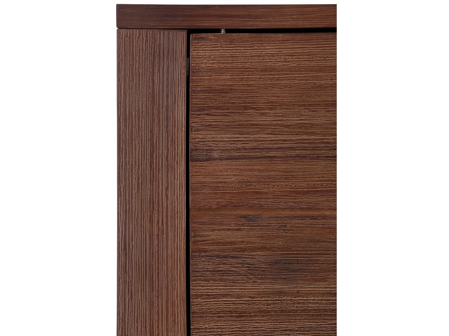 Wally | Buffet Haut avec 3 portes et 2 portes vitrées en bois