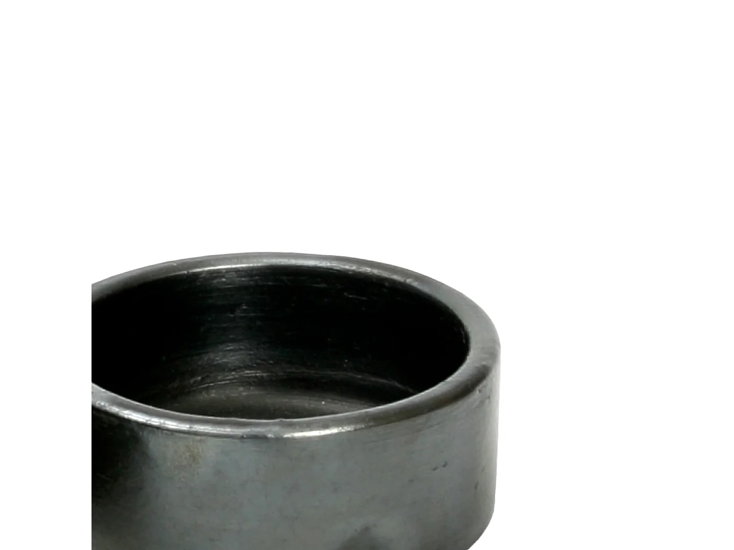 Le Bol Cylindrique Brûlé - Noir - S