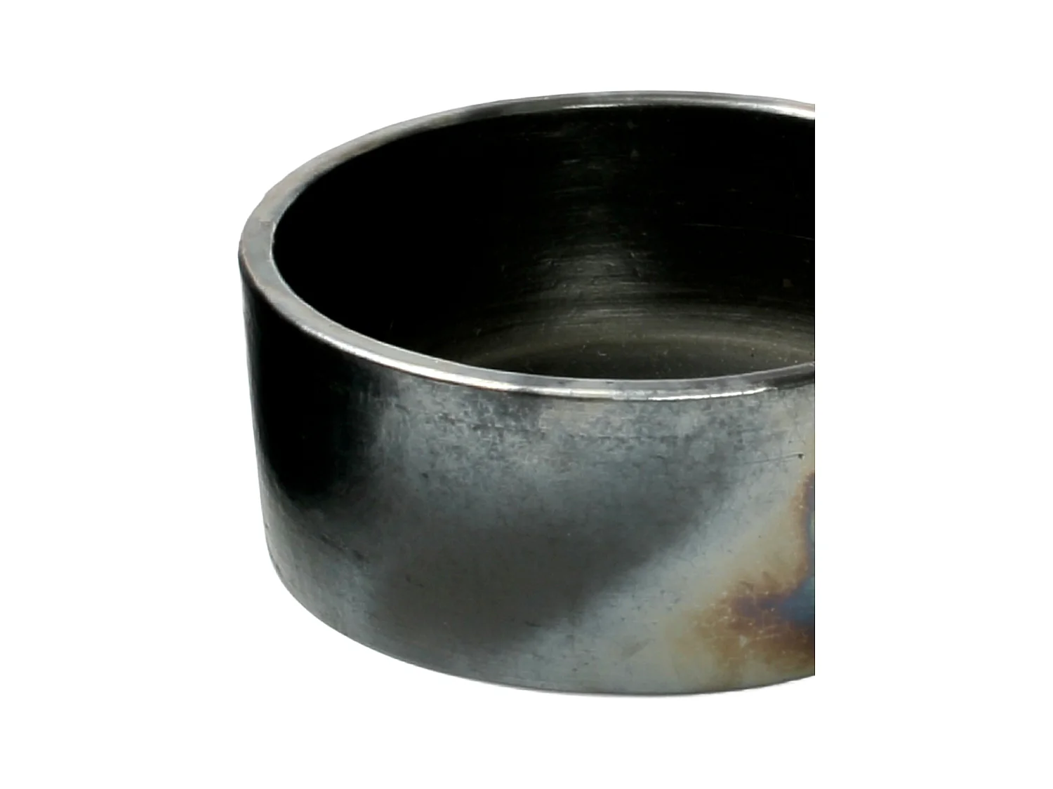 La Ciotola Cilindrica Bruciata - Nera - M