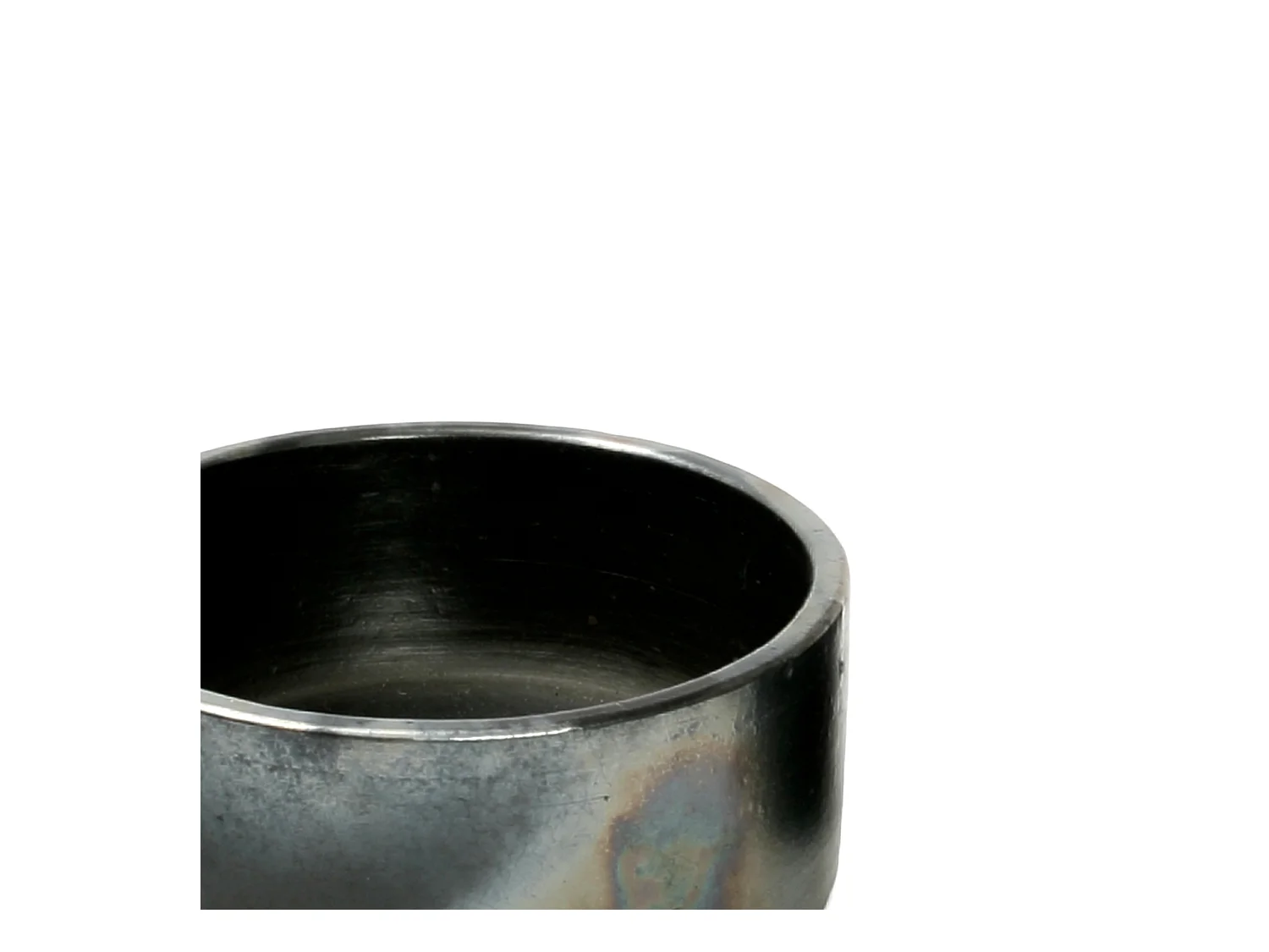 La Ciotola Cilindrica Bruciata - Nera - M