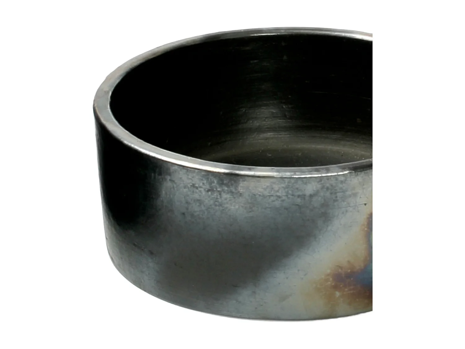 La Ciotola Cilindrica Bruciata - Nera - M