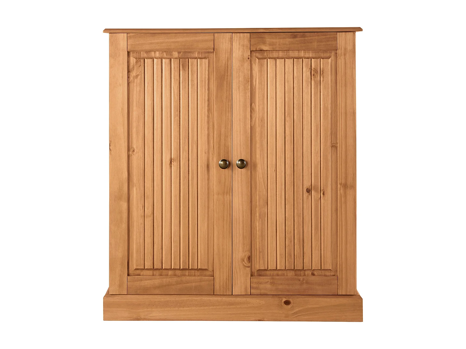 Mille | Buffet Haut avec 2 portes en pin teinté