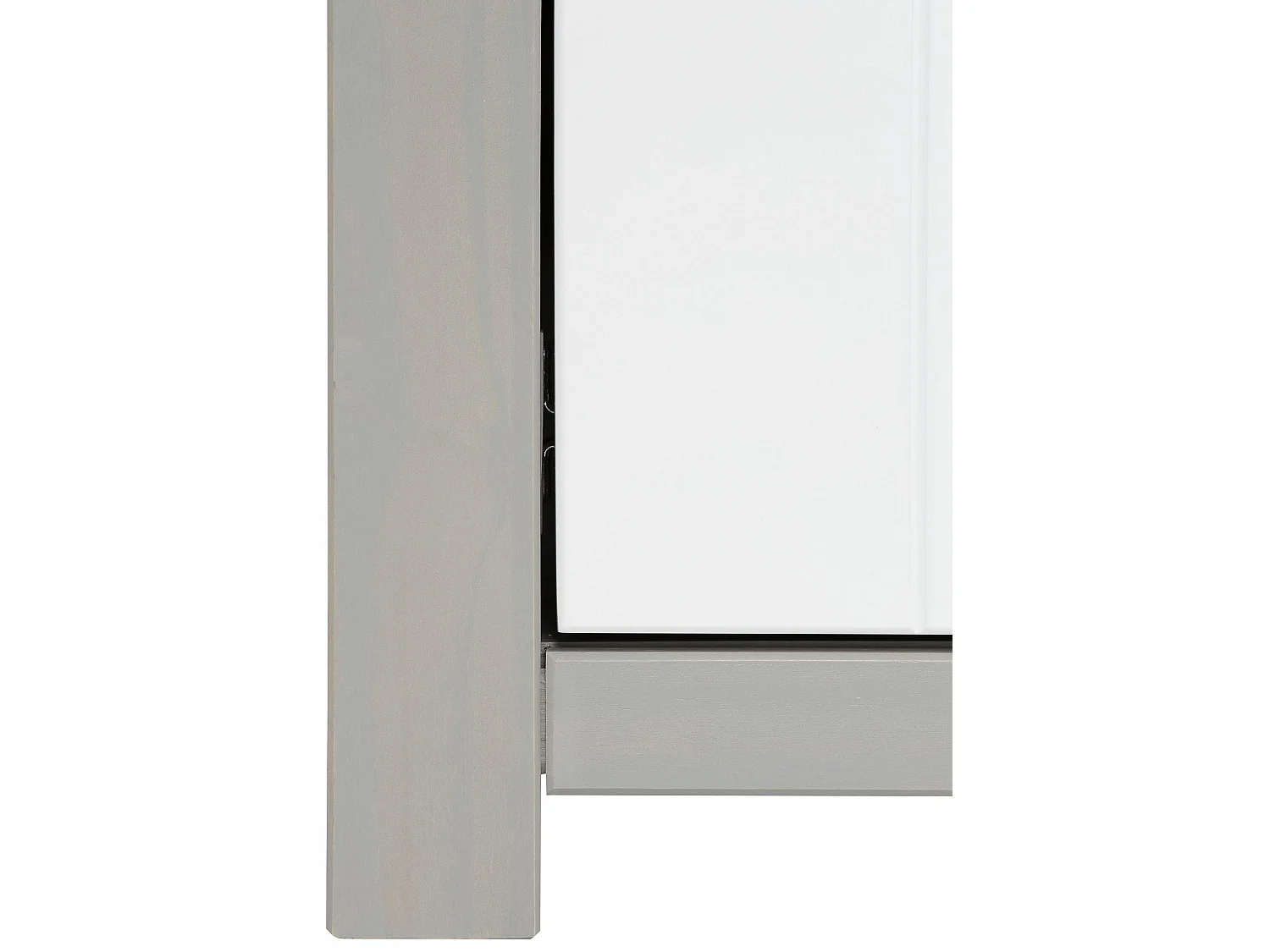 Kampen | Buffet Haut avec 3 tiroirs et 4 portes en blanc / gris