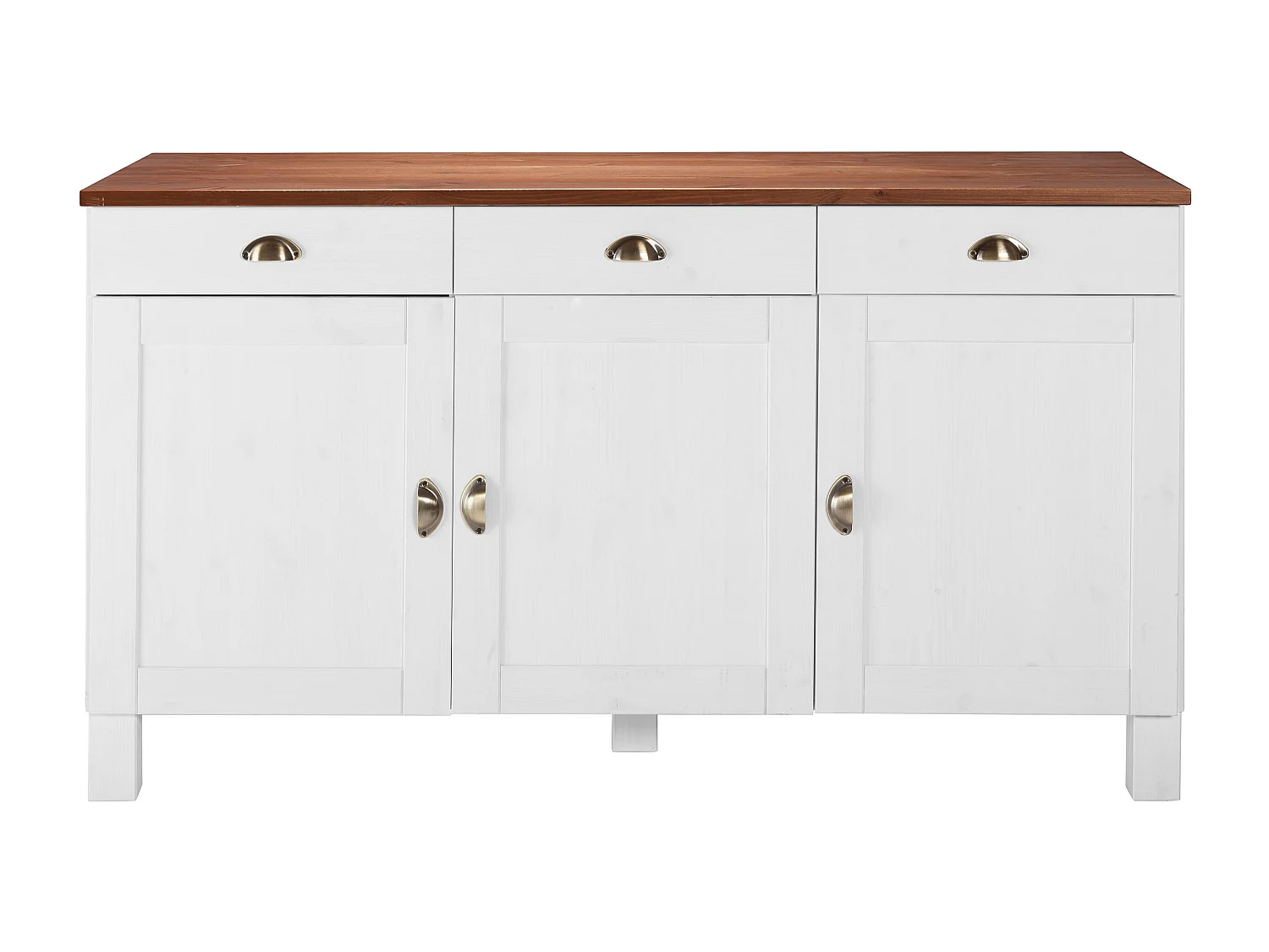 Toscana | Buffet en pin à trois portes et tiroirs