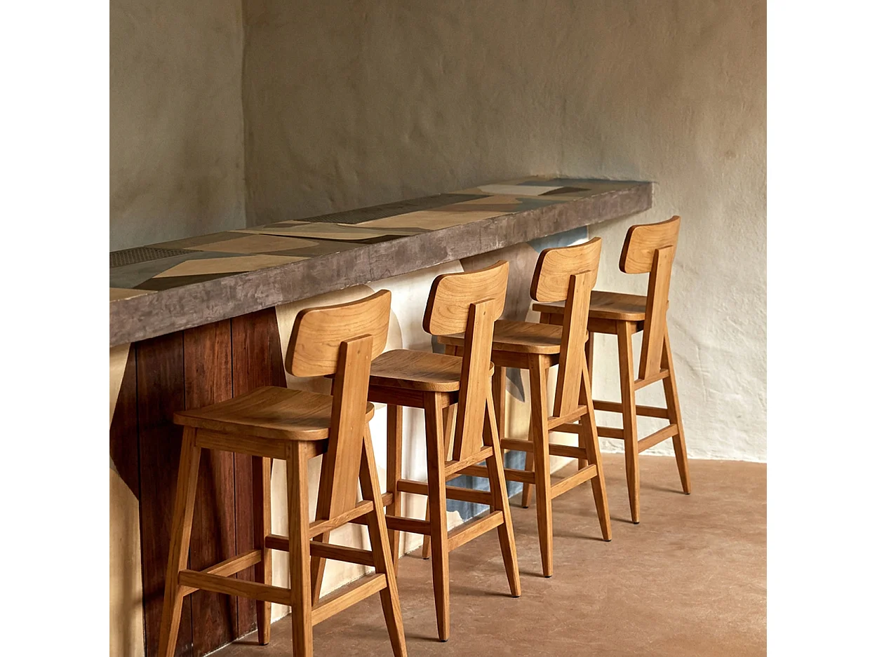 Le Tabouret De Bar LovYa - Naturel